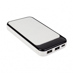 S-Link IP-G2710 10000 Mah 2 USB Port LCD Göstergeli Beyaz Powerbank