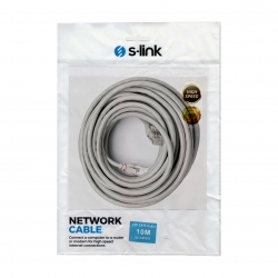 S-link sl-cat610 10 metre gri cat6 kablo