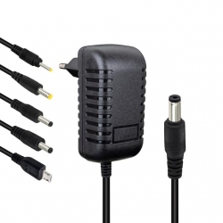 S-Link SLX-52A 5-9-12 Volt - 2 Amper Çok Uçlu Telefon Tablet PC Akü Akıllı Şarj Adaptörü