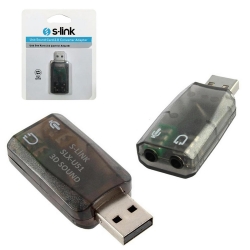 S-link slx-u51 usb ses kartı mikrofonlu