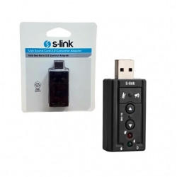 S-Link Usb Ses Kartı 2.0 Çevirici Adaptör SL-U61