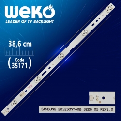 Samsung 2012sony40b 3228 05 rev1.0 - b type - 38.6 cm 5 ledli - (wk-262)