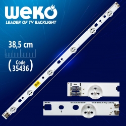 Samsung 2012svs40 3228 left06 rev1.5 120412 - 38.5 cm 6 ledli - (wk-275) orjinal bakir