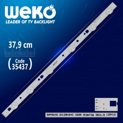 Samsung 2012svs40 3228 right06 rev1.5 120412 - 37.9 cm 6 ledli - (wk-276) alüminyum weko