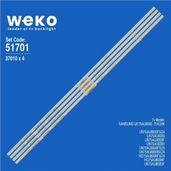 Samsung HG75AU800NFXZA 75' 4 Adet Tv Led Bar (42 Led)
