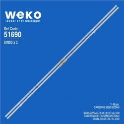 Samsung S2Q6-500SM0-R0 İki Renk 50' 2 Adet Tv Led Bar (40 Led)