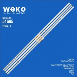 Samsung S2Q6-750SM0-R0 İki Renk 75' 4 Adet Tv Led Bar (42 Led)