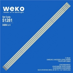 Samsung UE40C6510UW 40' 4 Adet Tv Led Bar