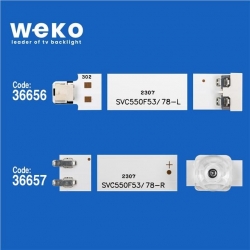 Samsung UE55TU8000UXTK 55' İnç 8 Adet Tv Led Bar