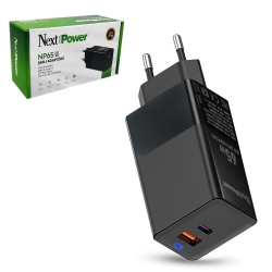şarj adaptör başlik hizli usb 3a type-c 65w nextpower np-65