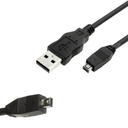 şarj kablo usb mini data 4 pin 70cm