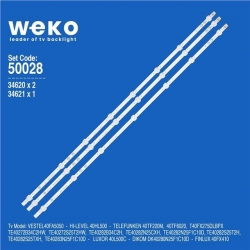 Seg 40SC5600 40'' İnç 3 Adet Tv Led Bar