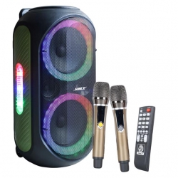 Shile SL-2012 El Mikrofonlu Kumandalı USB, SD Ve Bluetooth Taşınabilir Hoparlör