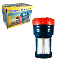 Silver toss st-6608 projektör el feneri şarjlı 15 watt + işıldak 26 smd