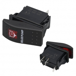 Sintine pompa işikli 3p on-off 12-24v marin switch (ic-134m-s8)
