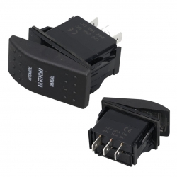 Sintine pompa işiksiz 3p (on)-off-on 12-24v yayli marin switch (ic-134m-s10)