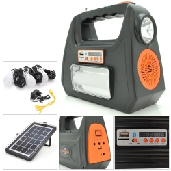 Solar kamp lambasi acil durum işiği şarjli bt/usb/sd/fm everton rt-901bt