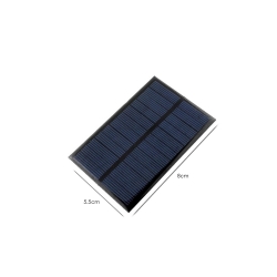 Solar panel deney güneş enerji 6v 0.6w (80x55mm)