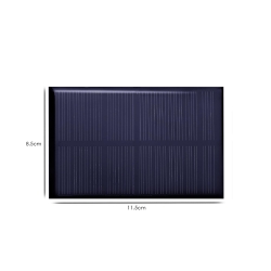 Solar panel deney güneş enerji 6v 1.5w (115x85mm)
