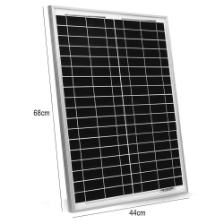 Solar panel güneş enerji 50w monokristal (68x44x2cm) lexron-sp50m