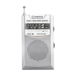 Sonivox VS-R106 Analog Radyo Gri Renk