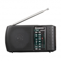 Sonivox vs-r1516 siyah renk analog radyo