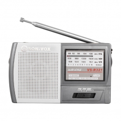 Sonivox vs-r321 gri renk cep tipi analog fm radyo
