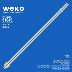 Sony KDL-50W807C 50' 2 Adet Tv Led Bar