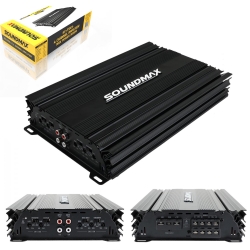 Soundmax sx-2700.4 oto anfi stereo 3000 watt 4 kanal