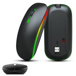 Sprange sr-m1 şarjlı kablosuz mouse bluetooth 2.4ghz 1600 dpi ledli