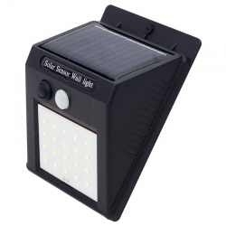 Starmax sm-8006 solar sensörlü duvar tipi 20 ledli aplik