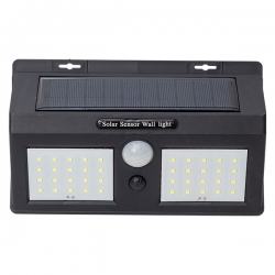 Starmax sm-8011 sensörlü çiftli 40 ledli solar led duvar tipi aplik