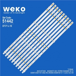 Storm C50ANSMT-4K V2 50' 10 Adet Tv Led Bar