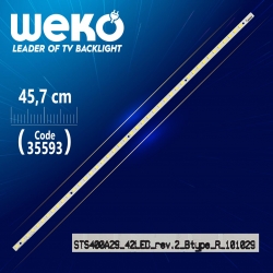 Sts400a29_42led_rev.2_btype_r_101029 - 45.7 cm 42 ledli - (wk-1105)