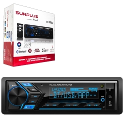 Sunplus sp-6620 dsp oto teyp 4x55 watt bluetooth 2xusb sd fm aux