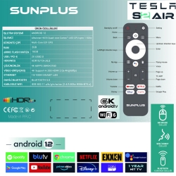 Sunplus tesla s2 air android tv box 2+16gb