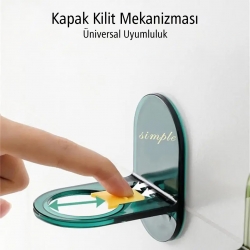Sunup mutfak banyo sivi sabun dezenfektan şampuan tutacaği rafi