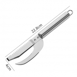 Sunup sn-20408 balik soyma pul temizleme yikama biçaği paslanmaz çelik (3 in 1)