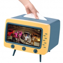 Sunup sn-24896 telefon tutuculu peçete kutusu çok fonksiyonlu kilif organizer