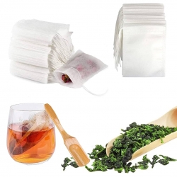 Sunup sn-25931 8x10cm sicak çay poşeti filtre süzgeci odun hamurundan yapilmiş (100lü paket)