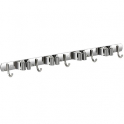 Sunup SN-26351 Beş Kancalı Dört Klipsli Paspas-Süpürge Tutucu - Askılık