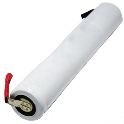 Supex 3.6 volt - 2000 mah 3lü üst üste süpürge pili (13 cm x 2 cm)