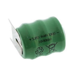 Supex 3dk80 3.6 volt 80 mah bios pili