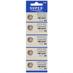 Supex CR1225 3 Volt Lityum Pil 5'Li Paket