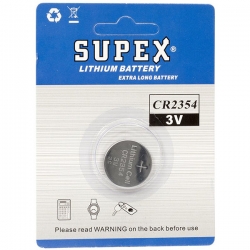 Supex cr2354 3 volt lityum pil (tekli)