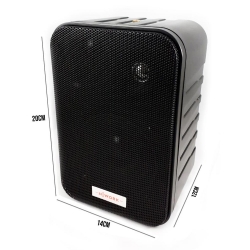 Sütun hoparlör 12cm 100w siyah trafolu (2 adet) nwork nw-4t