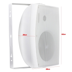 Sütun hoparlör 16cm 80w beyaz trafolu trafosuz 2 yollu nwork nx-8