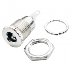 Suya dayanikli 5.5x2.5 uç metal adaptör şase