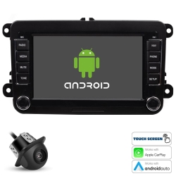 Tablet multimedya android 7 2+32gb carplay volkswagen slim body for-x xa-137