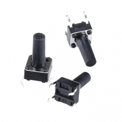 Tact Switch Şaseli 6X6x7mm IC-200 C9 Buton